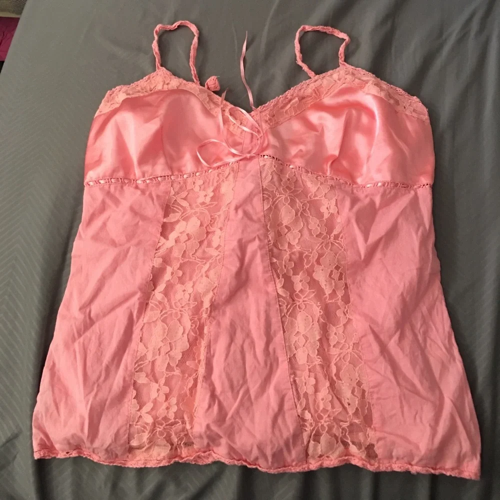 Pink tank top/cami - Picture 1 of 8